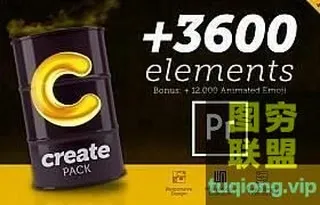 [PR预设]3600种图文排版设计字幕条标题指示线图形背景转场包装动画