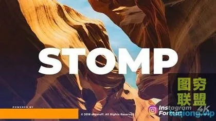 [AE模板] 创意节奏感文字视频快闪片头 Dynamic Stomp