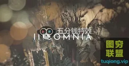 [AE模板]水墨散开文字图片宣传片头 Insomnia Ink Titles