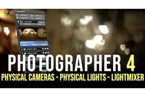 [Blender插件]摄像机真实物理灯光自动对焦工具 Photographer v5.2.0+预设库