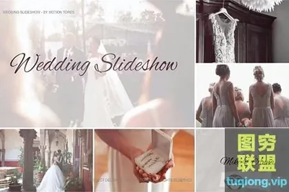 [FCPX插件]FCPX模板-浪漫婚礼爱情电子相册图片照片创意展示片头 Wedding Slid