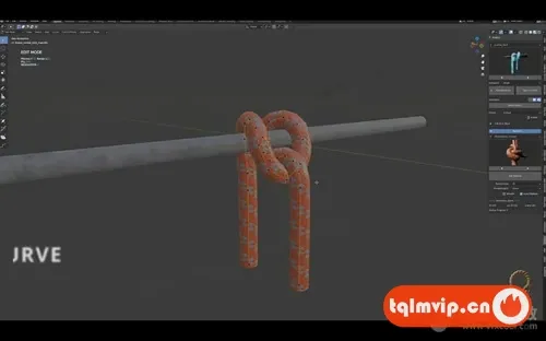 [Blender插件]轻松创建绳子打结效果 Knotus v1.1.0