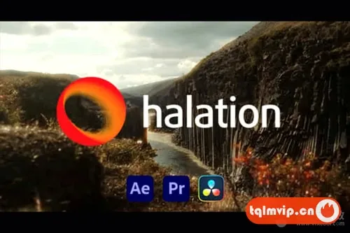 [达芬奇插件]AE/PR/模拟电影胶片光晕特效 FilmConvert Halation V1.0.0 Win