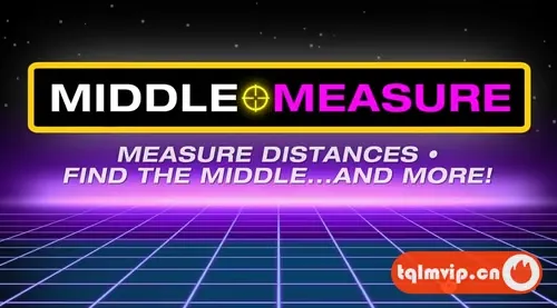 [AE脚本]测量中心点距离联动动画生成器 Middle Measure v1.0