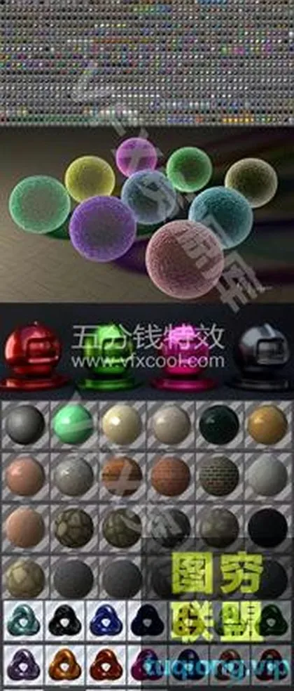 [C4D插件]1000+种C4D材质预设,再也不用找材质了!