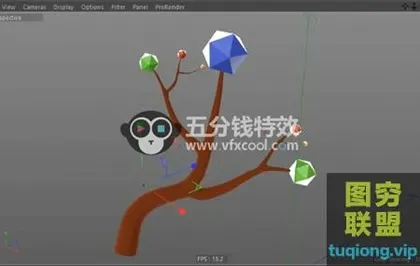 [C4D插件]快速分支生长三维建模插件 Nitro4D NitroVeins v1