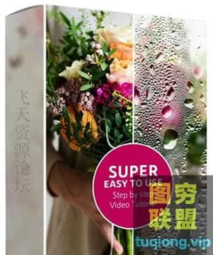 [PS插件]朦胧湿玻璃雾天雾气水珠PS动作Foggy, Rainy Window Photo