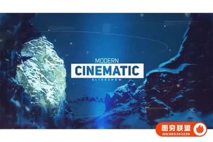 [AE模板]大气科技感视差电影开场图文标题片头 Cinematic Opener