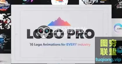 [AE模板]16组创意Logo动画 Logo Pro Logo Animation