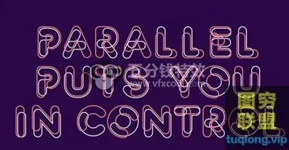 [AE脚本]线条勾勒英文字体动画AE脚本 Parallel Animated Typefac