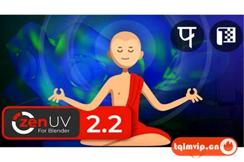 [Blender插件]三维模型展UV工具 Zen Uv V4.2
