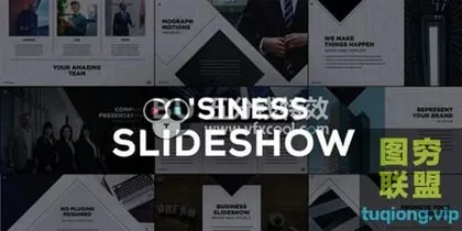 [AE模板]商务企业包装介绍宣传片头 Business Slides