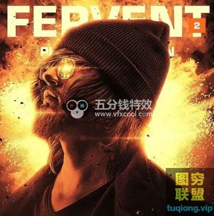 [PS动作]Fervent 2 火焰人像Photoshop动作+安装教程