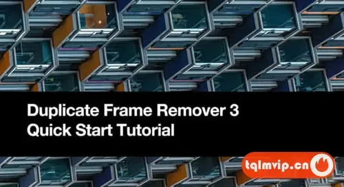 [AE脚本]删除素材中的重复帧 Duplicate Frame Remover 3.1 + 使用教程