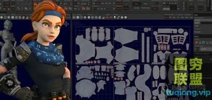 [WIN版软件]三维模型UV展开软件Rizom-Lab RizomUV Virtual Spac