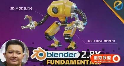 [3D教程]Blender 基础到高级进阶课程完整学习指南-中英字幕