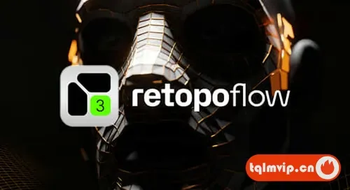 [Blender插件]三维模型拓扑RetopoFlow 4 – Retopology Toolkit V4.0.0 Beta 07