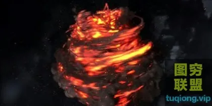 [AE模板]三维魔法火焰Logo动画 Magic Fire Reveal