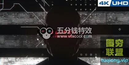 [AE模板] 漫画风格信号损坏Logo动画 Glitch Comi