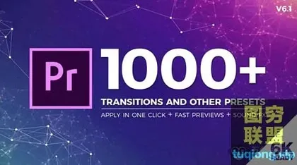 [PR预设][Premiere转场] PR脚本-1000+信号损坏移动扭曲冲击摄像机PR无缝