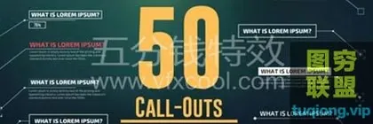 [FCPX插件]FCPX插件50组线条呼出文字介绍注释标题解说动画效果带使用教程!