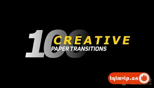 [AE模板]100组创意褶皱纸张撕裂拼贴视频转场过渡预设 Creative Paper Transitions Pack