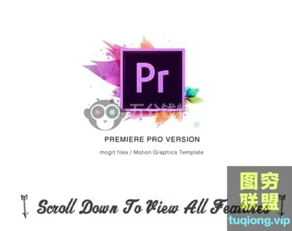 [PR预设]PR70组标题和徽标刷子工具包预设,遮罩开场效果!