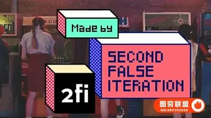 [AE模板]创意复古游戏卡通文字标题动画 Retro Game Text