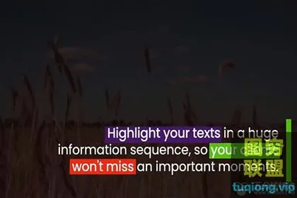 [FCPX插件]36个高亮突出勾画显示文字标题动画 Highlight Texts