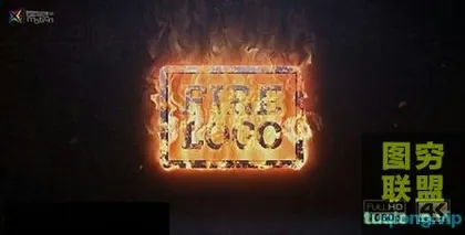 [AE模板] 火焰燃烧Logo动画 Fire Logo !