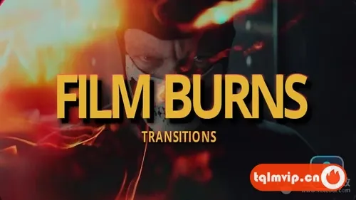 [达芬奇模板]30个复古电影胶片灼烧闪光视频转场预设 Film Burn Transitions for Davinci