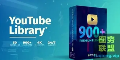 [AE插件]AE pr 抖音youtube超级字幕条预设,包装必备!