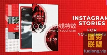 [PR模板]垂直分辨率Instagram动态故事企业营销宣传包装片头