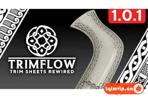 [Blender插件]贴画纹理路径绘制Trimflow V1.0.1+使用教程
