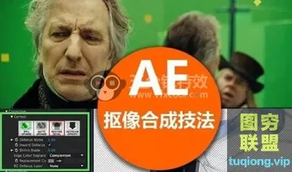 [特效合成]AE高级抠像合成技法,中文教程!+汉化抠像软件!