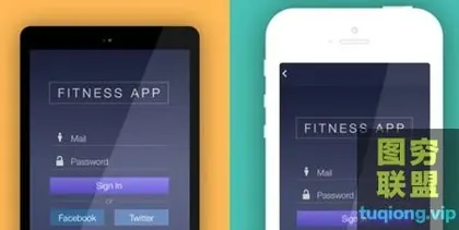 [AE模板]手机平板扁平化APP宣传动画片头 Flat App Promo