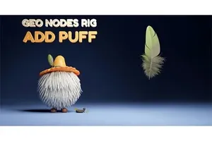[Blender插件]Blender羽毛生成插件Nuja – Feather And Plumage Tools