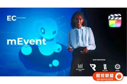 [FCPX插件]144个主题演讲发布会简洁图形文字标题布局展示包装介绍动画 mEv
