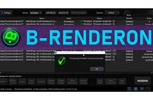 [Blender插件]独立渲染管理器B-Renderon V3.1 Win