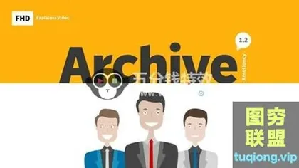 [AE模板]企业介绍风格MG动画模板AE模板企业展示信息图表展示