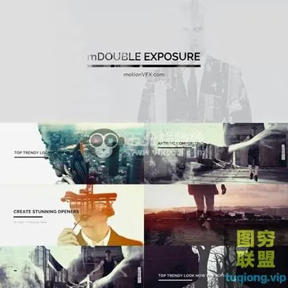 [FCPX插件]多重曝光视频叠加特效预设 mDoubleExposure!