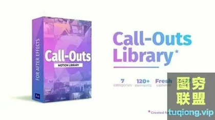 [AE模板]120组AE动态字幕科技指引线条呼出高级AE模板Call-Outs Librar
