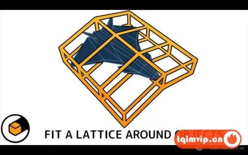 [Blender插件]晶格大小细分网格变形效果 Fit Lattice V1.8.0
