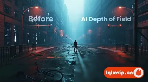 [其它插件]AE视频智能景深模糊虚化特效插件 Aescripts AI Depth of Field V1.0 Win附使用教程