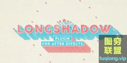 [AE插件]AE长投影插件 Long Shadow,快速生成长阴影效果!
