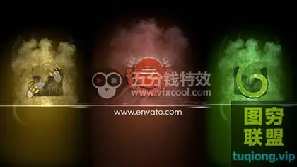 [AE模板]个人辉光logoAE模板,扫光效果模板!