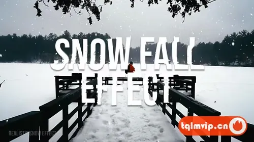 [达芬奇插件]冬季下雪视觉特效 Snow Fall Effect
