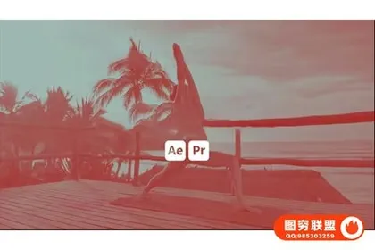 [AE/PR模板]Premium Overlays Duotones双色调颜色叠加