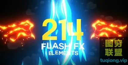 [AE模板]214组魔法特效合成AE模板,MG风格元素!