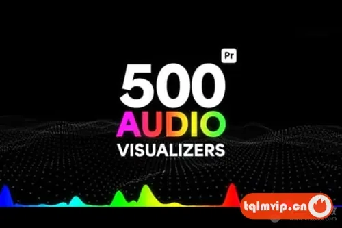 [AE/PR模板]500组创意音频可视化图形主题包装宣传动画 Audio Visualizers Pack
